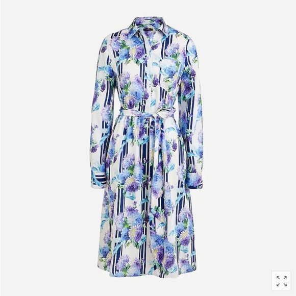 J. Crew Dresses & Skirts - J.Crew NWT A-line shirtdress in vintage floral stripe